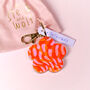 Orange Flower Mirror Keyring, thumbnail 3 of 7