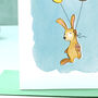 Rabbit 40th Birthday Card, thumbnail 2 of 7