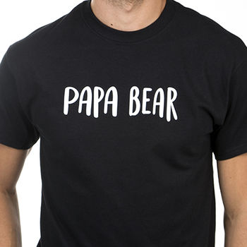 'Papa Bear' Men's T Shirt, 4 of 12