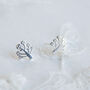 Sterling Silver Tree Of Life Studs Earrings In A Box, thumbnail 3 of 9