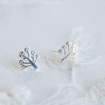 Sterling Silver Tree Of Life Studs Earrings In A Box, 3 of 9