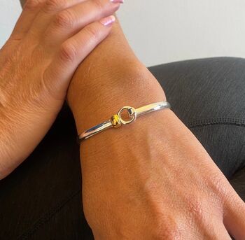 Personalised Silver And Gold Bracelet For Her, 2 of 7