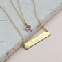 Personalised Layered Name Bar Necklace, thumbnail 7 of 12