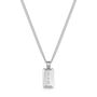 Small Ingot Men's Necklace Stainless Steel, thumbnail 1 of 7