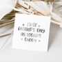 Personalised First Father's Day Foil Card, thumbnail 4 of 6