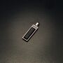 Gold Plated Onyx Verge Rectangular Gemstone Pendant Necklace For Men, thumbnail 7 of 12