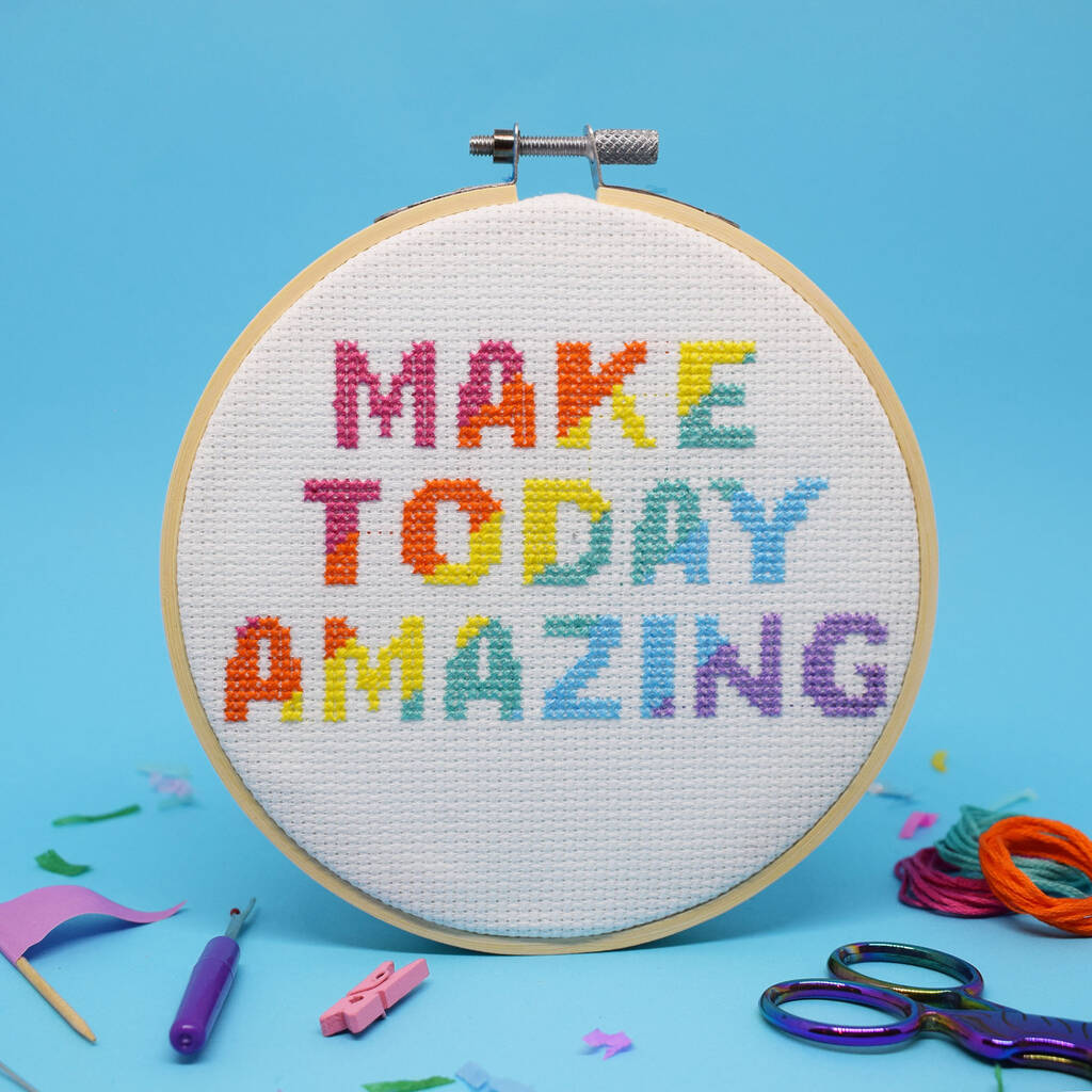 Make Today Amazing Cross Stitch Craft Kit