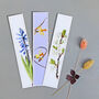 Botanical Bookmarks With Spring Illustrations, thumbnail 1 of 6