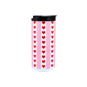 Heart Lines Valentine's Thermos Travel Flask, 2 of 5
