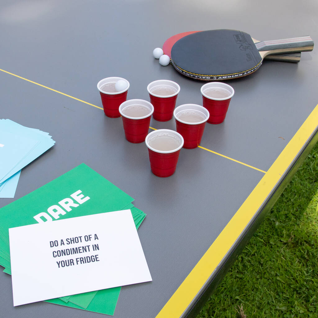 Personalised Shot Pong Drinking Game Gift Set By Proper Goose