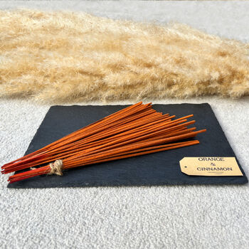 Orange And Cinnamon Natural Incense Sticks, 2 of 6