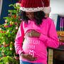 'Best Gift Ever' Mum To Be Christmas Jumper Sweatshirt, thumbnail 3 of 10
