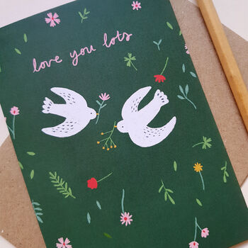 Love You Lots Birds Card, 3 of 3