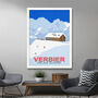 Verbier Mountain Poster, thumbnail 2 of 6