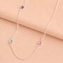 Long Family Birthstone Necklace, thumbnail 4 of 7