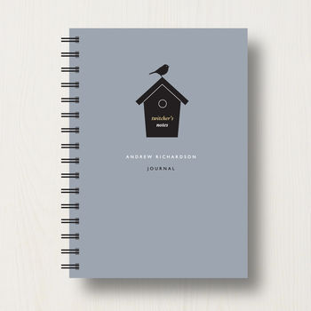 Personalised Birdwatcher's Journal Or Notebook, 6 of 7
