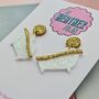 Bathtub Glitter Earrings / Self Care Statement Dangles / Spa Theme Novelty Jewellery / Gift For Bath Lovers, thumbnail 4 of 5