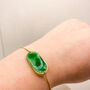 Translucent Green Ovel Slider Bracelet, thumbnail 5 of 11