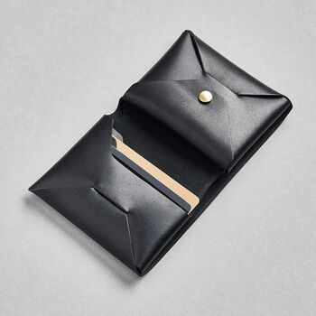 Personalised Origami Leather Wallet With Coin Purse, 5 of 5