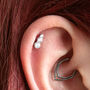 Gradient Crystal Helix Piercing, thumbnail 1 of 5
