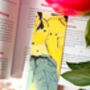 Patterned Fashion Illustrated Double Sided Bookmark, thumbnail 1 of 6