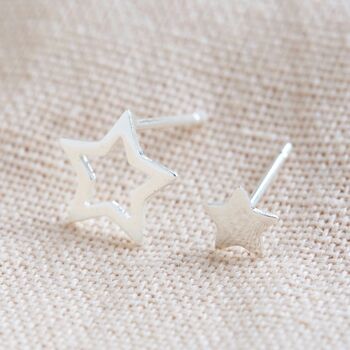 Mismatched Star Stud Earrings, 8 of 9
