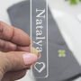 Engraved Clear Acrylic Name Tag, thumbnail 4 of 4