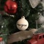 Personalised Christmas Baubles, thumbnail 1 of 3