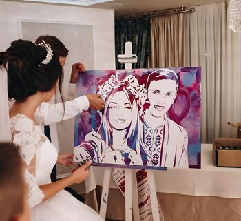 Personalised Portrait From Photo | Paint Your Own | Diy Kit | 50 X 40cm, 3 of 8