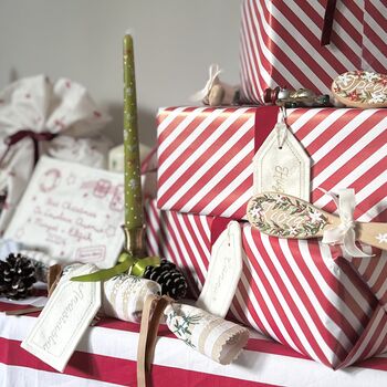 Personalised Christmas Name Tags For Christmas Stockings And Santa Sacks, 9 of 11