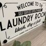 Welcome To The Laundry Room Utility Sign, thumbnail 4 of 12