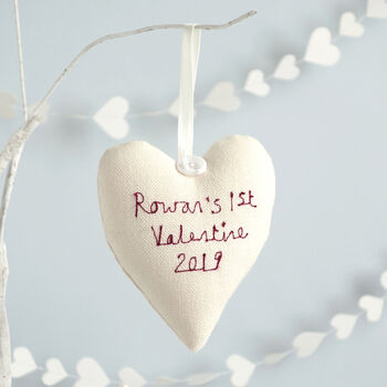 Personalised Mini Hanging Heart Gift For Her, 9 of 12
