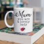 Mum Personalised Ladybird Mug, thumbnail 3 of 3