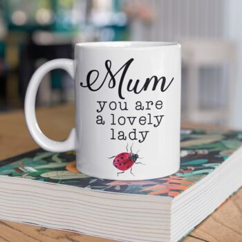 Mum Personalised Ladybird Mug, 3 of 3
