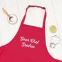 Personalised Grandma Head Chef And Sous Chef Apron Set, thumbnail 3 of 8