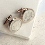 Personalised Sixpence Coin 1928 To 1967 Cufflinks, thumbnail 5 of 9