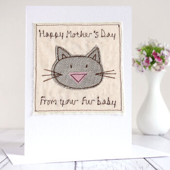 Personalised Cat Christmas Card For Mum Or Grandma, 11 of 12