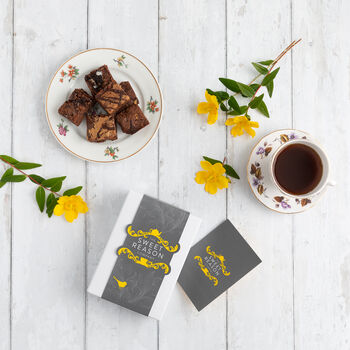 Vegan Brownies Afternoon Tea For Two Gift Box, 10 of 10