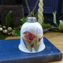 Wren And Snowdrops Bone China Bell Decoration, thumbnail 5 of 7