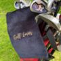 Golf Towel With Embroidered Slogan, thumbnail 2 of 5