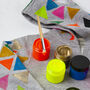 Eco Friendly Fabric Inks Gold, Green, Neon Yellow, thumbnail 2 of 12