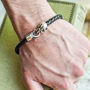 Sterling Silver And Leather Animal Clasp Bracelets, thumbnail 4 of 9