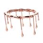 Rose Gold Vermeil Plated Drop Bangle, thumbnail 1 of 4