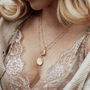 Personalised Bridesmaid Faceted Edge Pendant Necklace, thumbnail 4 of 8