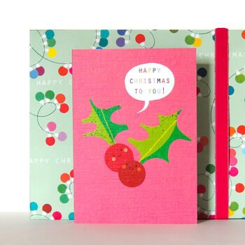 Christmas Holly Berries Card, 5 of 5