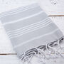 Striped Cotton Hand Towels And Tea Towels, thumbnail 3 of 9