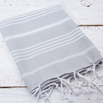 Striped Cotton Hand Towels And Tea Towels, 3 of 9