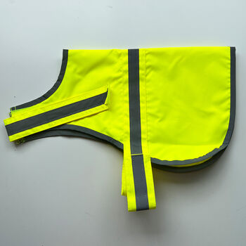 Personalised Reflective Dog Safety Coat With Your Own Message, 5 of 9
