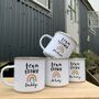 Team Enamel Mugs With Rainbow, For Family Or Work Team, thumbnail 5 of 9