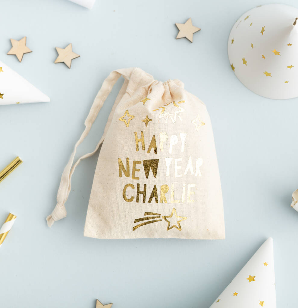 Personalised Happy New Year Treat Bag